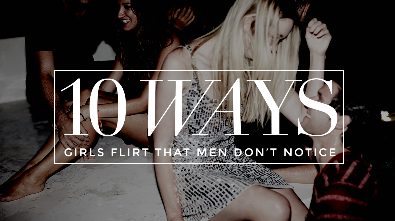ways girls flirt