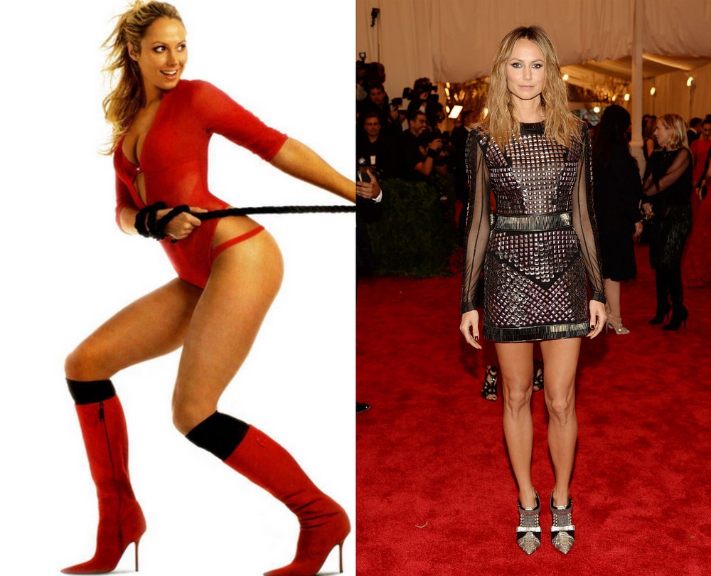 Stacy Keibler Wears Skimpy Outfit at Burning Man