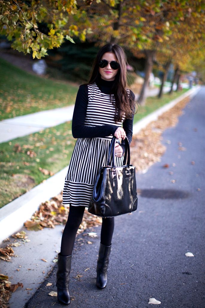 dress over sweater pink peonies