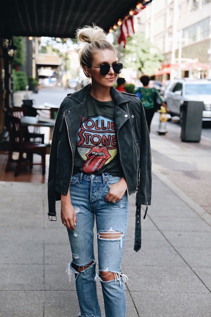STYLECASTER | How to Wear Ripped Jeans: Street Style Inspiration