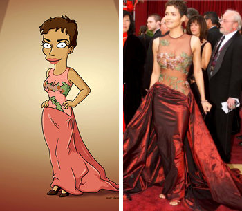 halle berry the simpsons