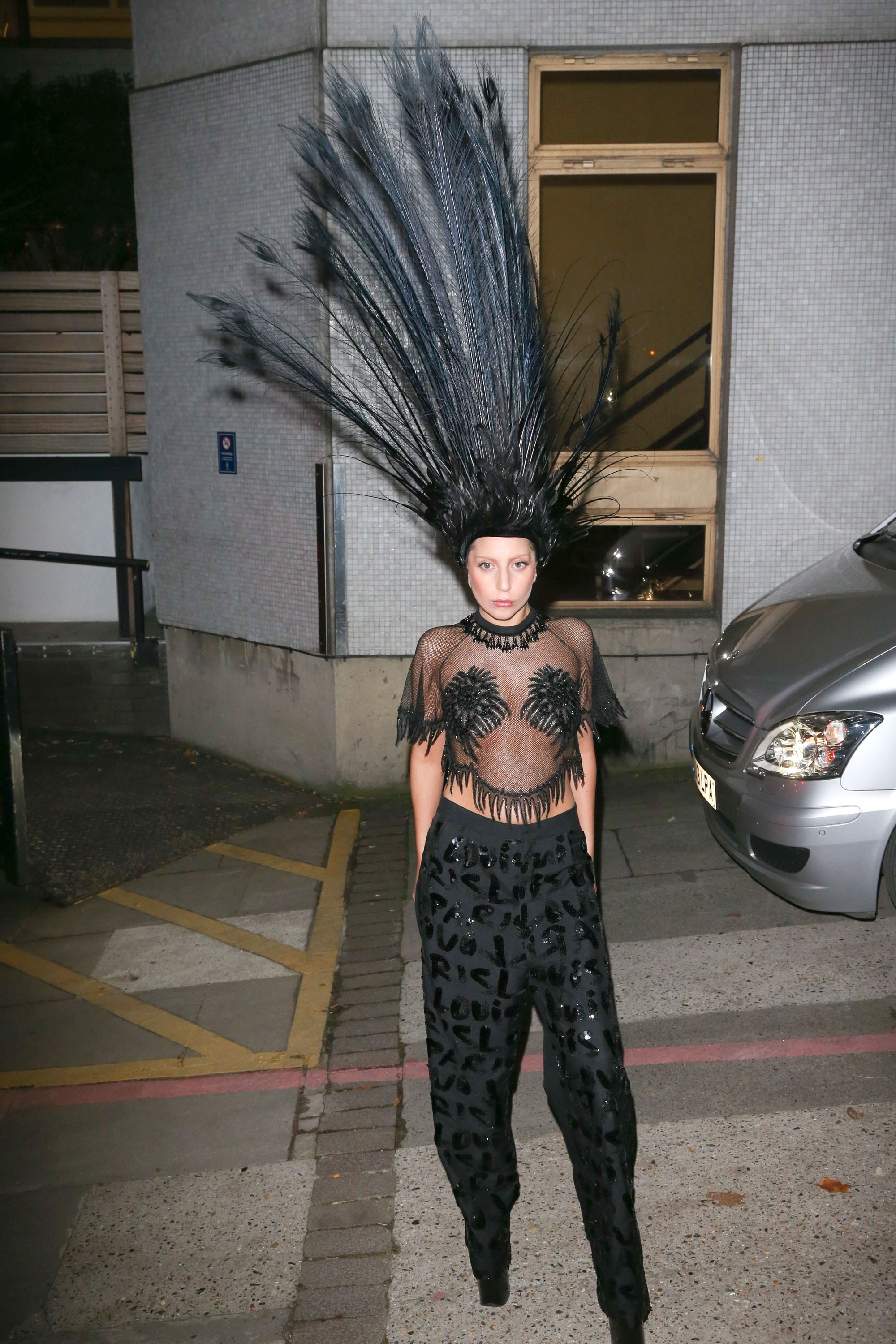 Lady Gaga Leaves The ITV Studios In London