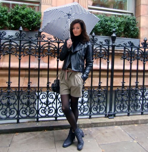 pleated shorts tights northern light