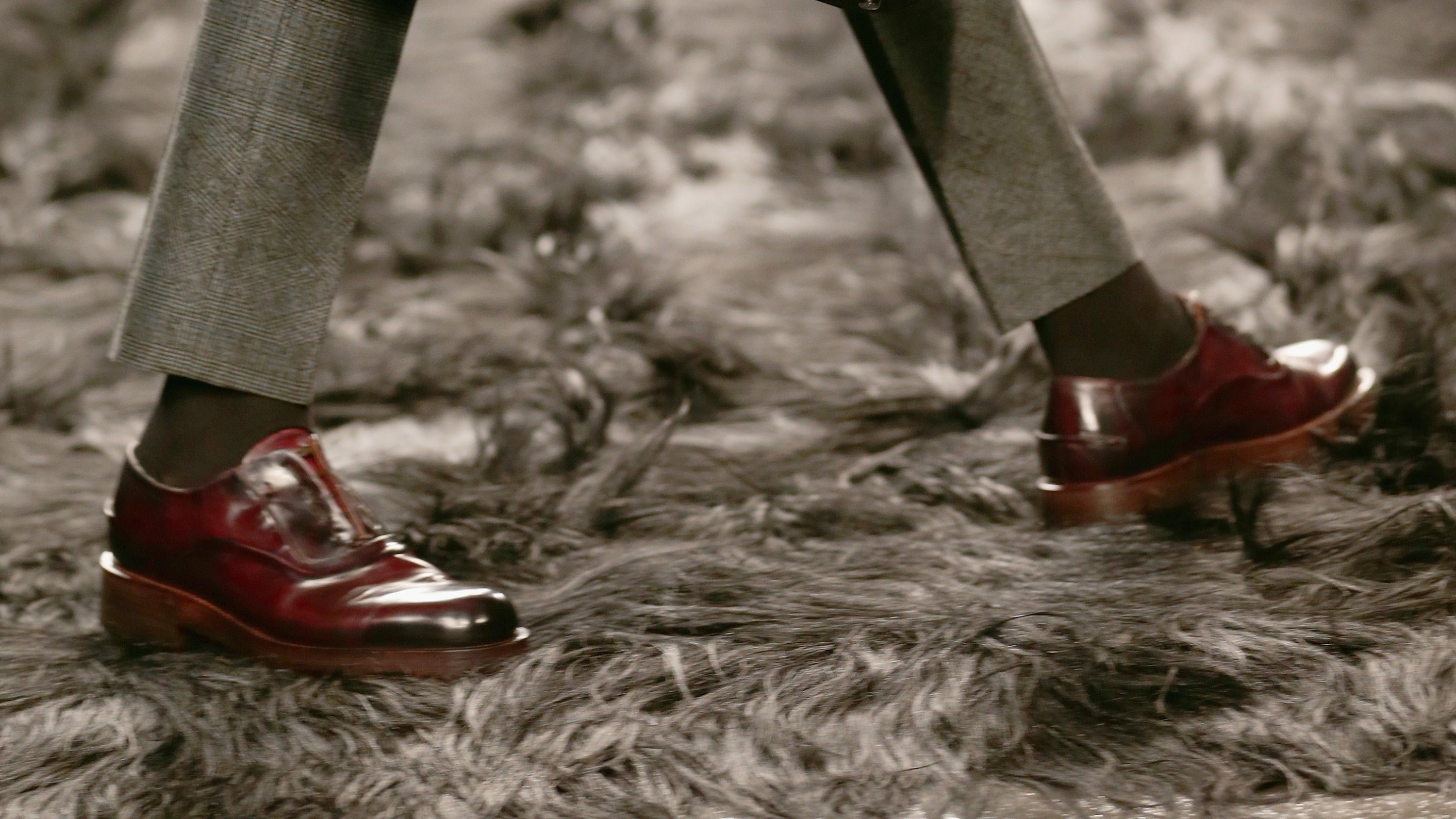 Fendi's Menswear Runway Was Made of Goat Fur