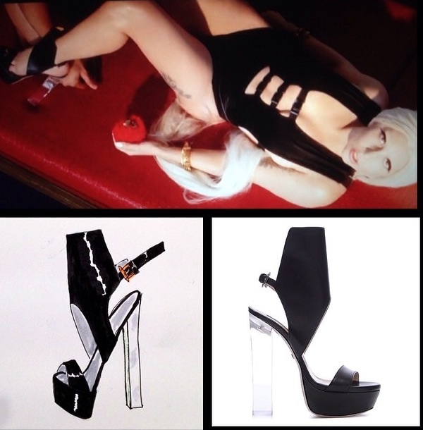 Lady Gaga G.U.Y. Custom Ruthie Davis