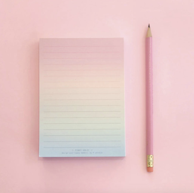 Pink Holic Notepad Ver.1