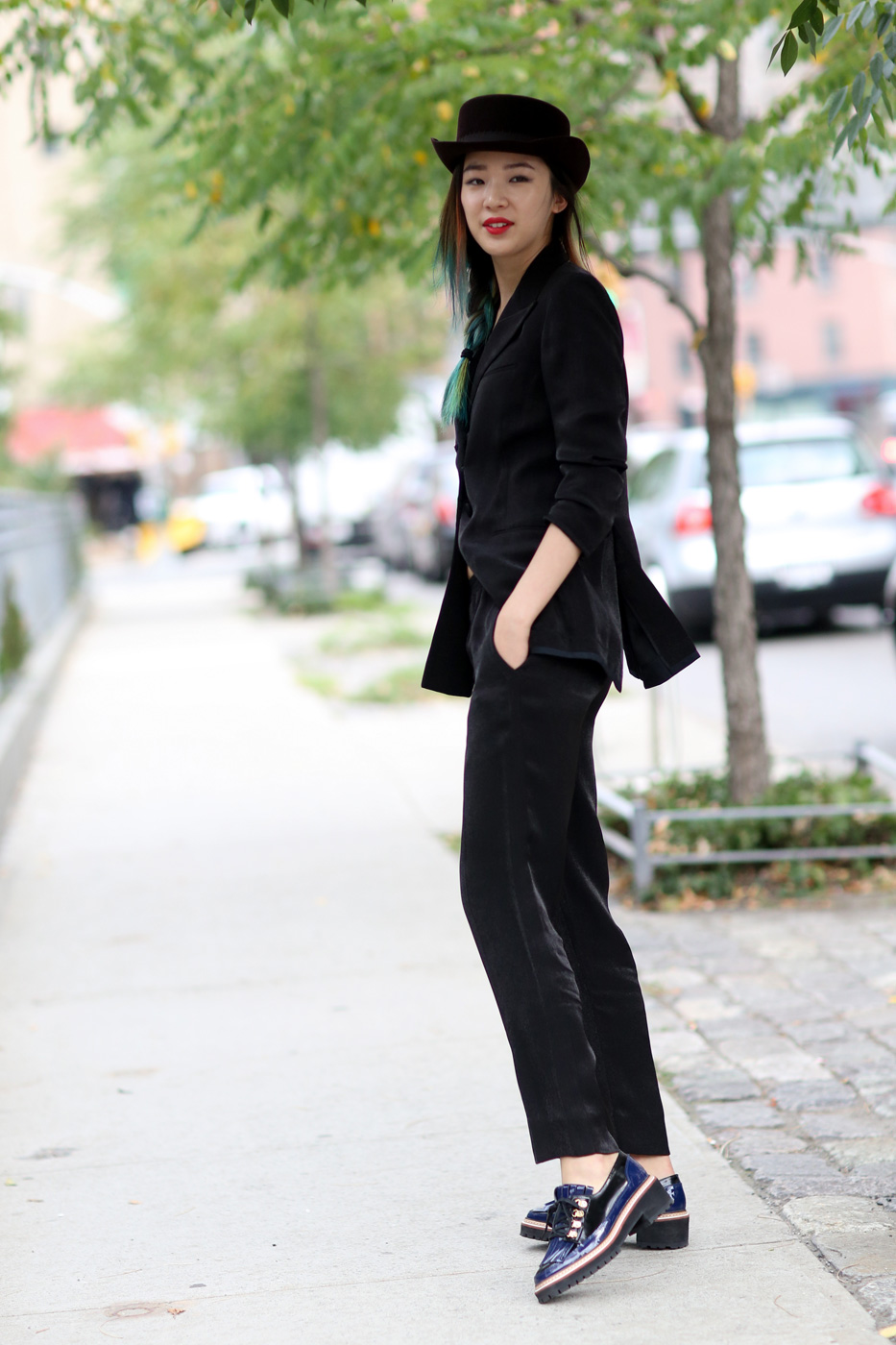 Model in casual outfit.