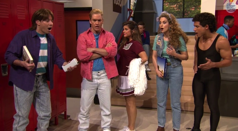 Jimmy Fallon Stages an Epic 'Saved by the Bell' Reunion—and It's Amazing