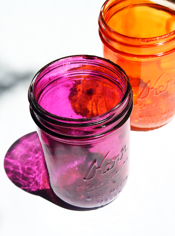how to tint a mason jar