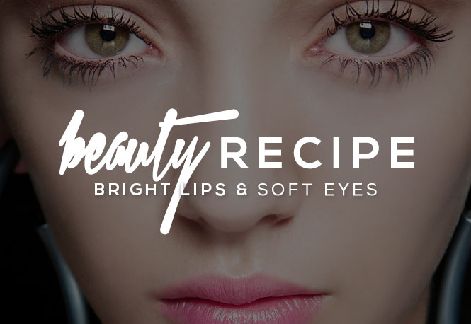 Soft Eye Makeup and a Bright Lip: How To