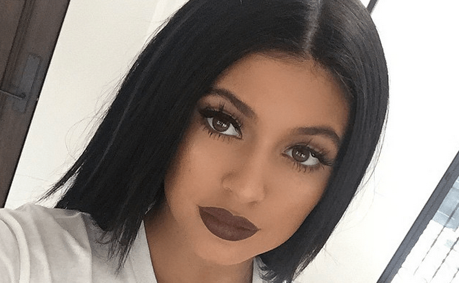 kylie jenner instagram picture with plump lips