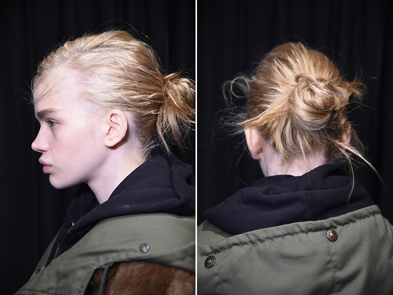 vera wang hair knot
