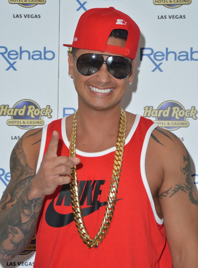 LAS VEGAS, NV - MAY 29: DJ Paul "Pauly D" DelVecchio arrives at the Hard Rock Hotel & Casino during the resort's Rehab pool party on May 29, 2016 in Las Vegas, Nevada. (Photo by Mindy Small/FilmMagic)