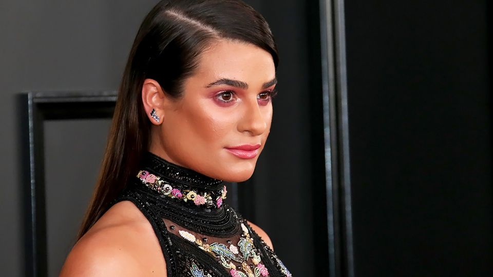 Lea Michele Blonde Highlights Make a Big Difference