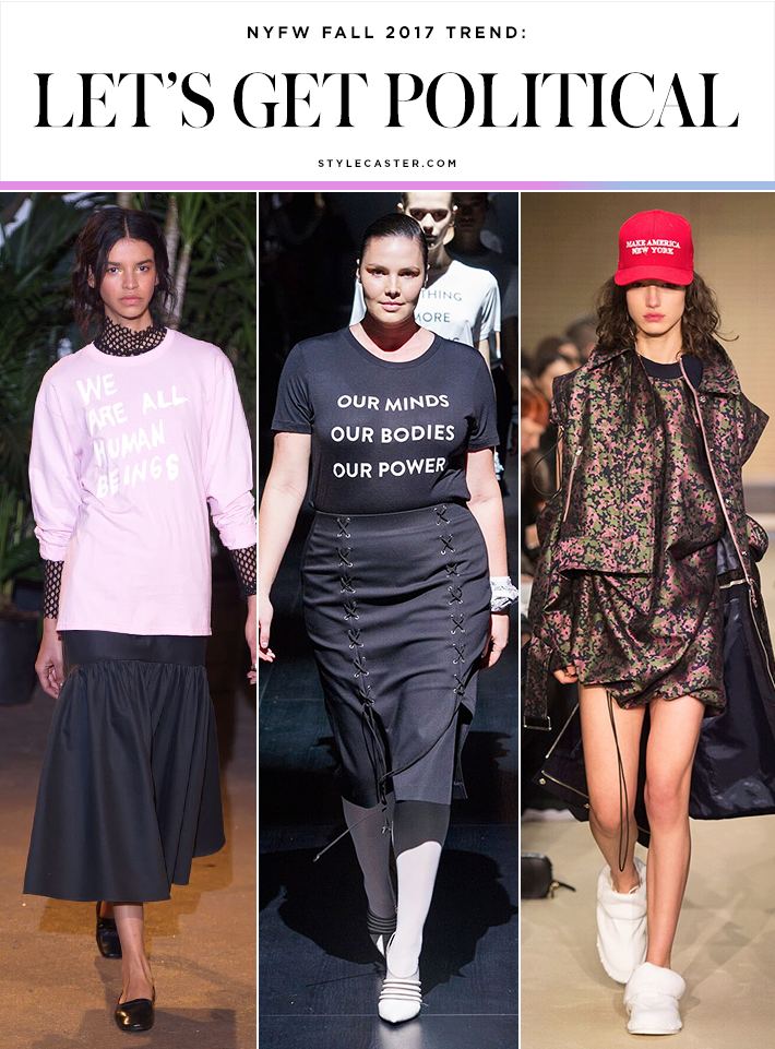 nyfw trends fall 2017 political statements