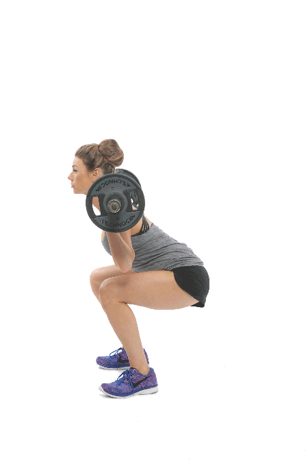 How to get a bigger butt: Anna Victoria barbell squat