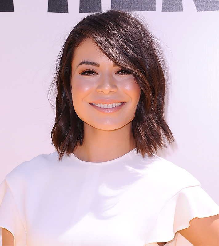 Miranda Cosgrove short bob haircut