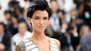 Ruby Rose Pink Blue Hair Includes a Little '90s-Style Braid