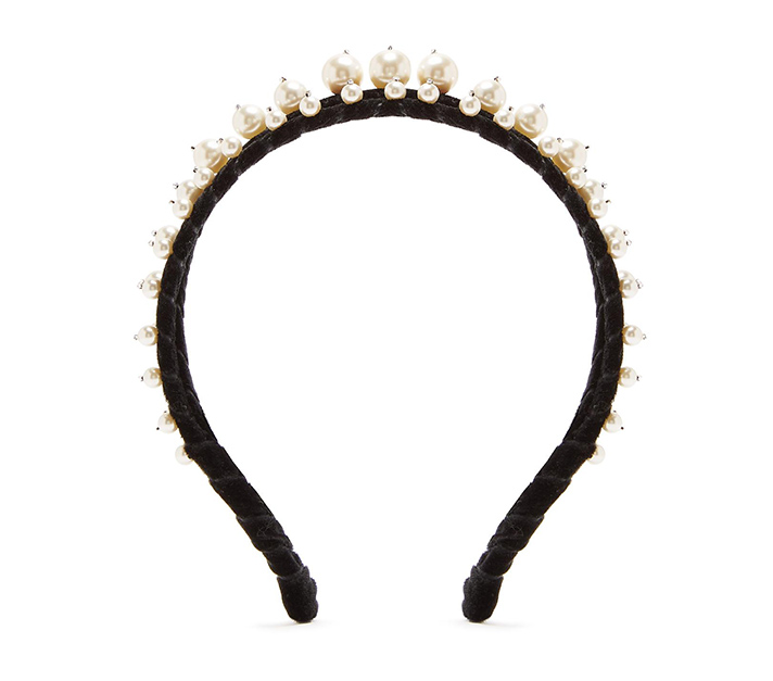 STYLECASTER | Embellished Pieces | Pearl Embellished Double Headband