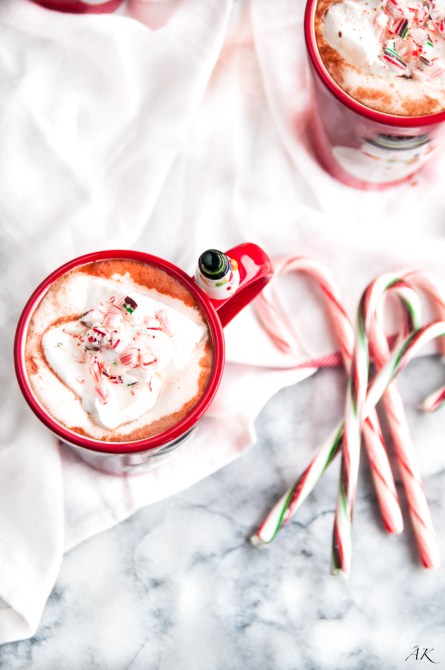 12 Big-Batch Cocktails That'll Get Everyone Drunk at Your Holiday Party: Homemade Peppermint Vodka Hot Chocolate