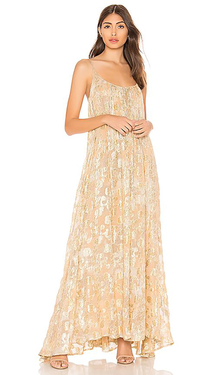 STYLECASTER | Gold Wedding Gowns Are the Showstopping 2019 Wedding Trend We Can't Get Enough Of