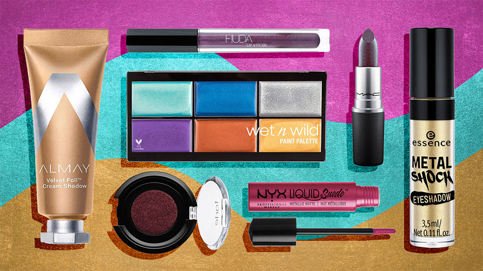 Metallic Beauty Products