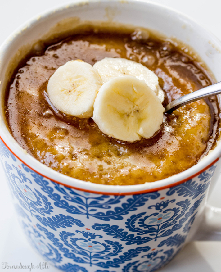 STYLECASTER | 17 Easy Single-Serve Desserts for Nights You Need a Little Something | Banana Mug Cake