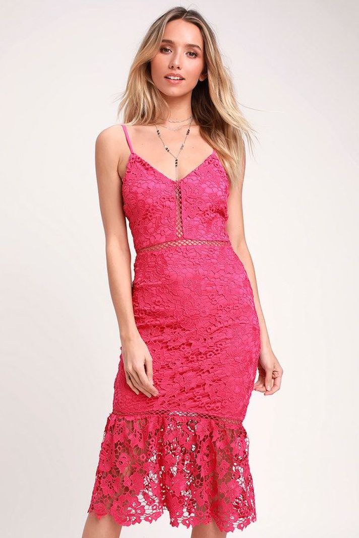 STYLECASTER | Chic Pink Bridesmaid Dresses in Every Possible Shade