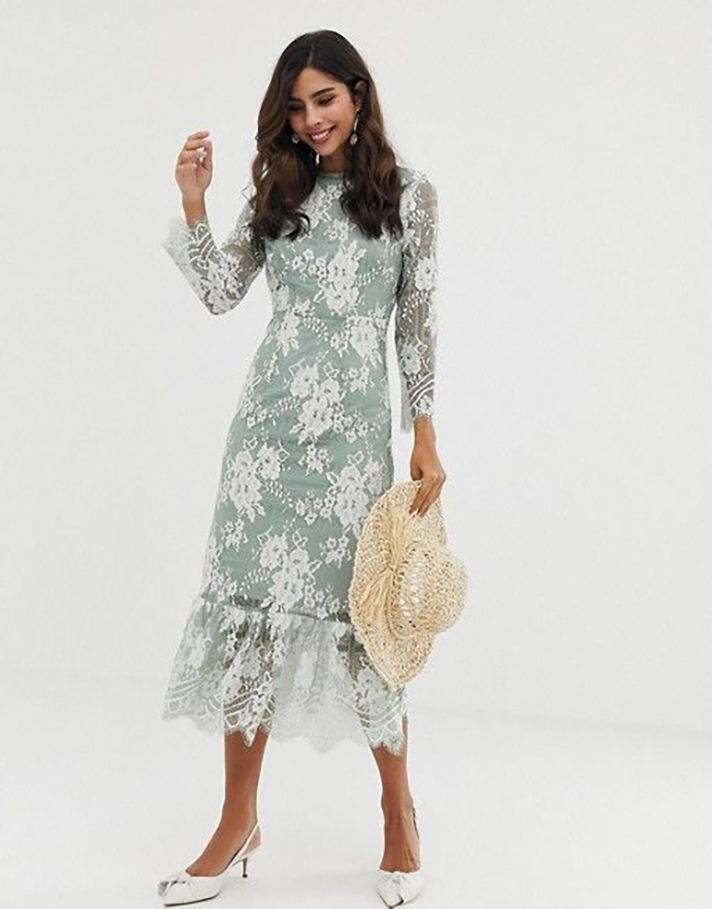 STYLECASTER | It's Pretty Much Impossible to Go Wrong with Lace Bridesmaid Dresses