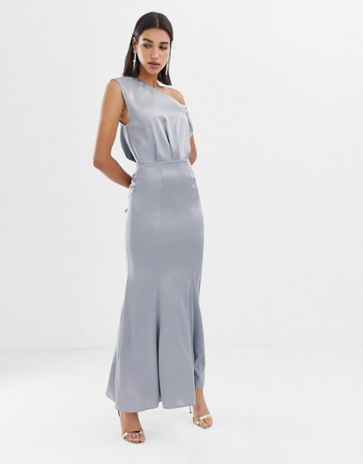 STYLECASTER | Silver Bridesmaid Dresses That Are Equal Parts Shimmery and Sleek