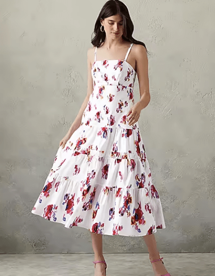 Prabal Gurung for JCPenney Sleeveless Floral Midi Fit + Flare Dress