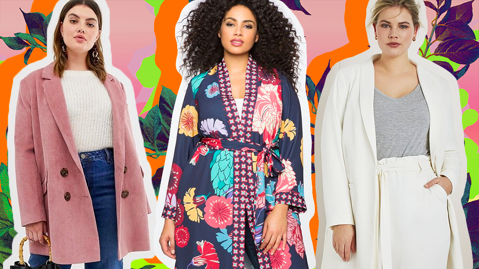Plus-Size Spring Coats