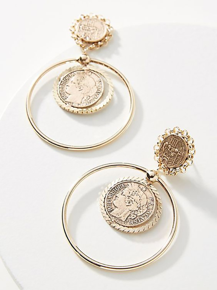 STYLECASTER | 2018 Might Be Long Gone, but Coin Jewelry Isn't