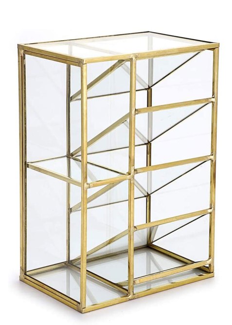 Hipiwe Vintage Gold Metal Desk Organizer