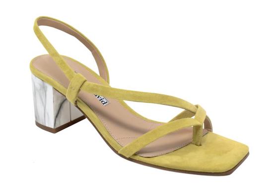 Charles David Clay Marble Detail Green Heels