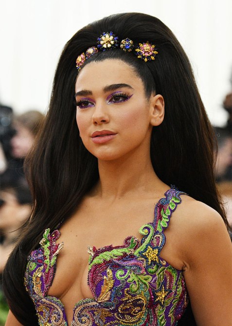 celeb-high-ponytails-dua-lipa