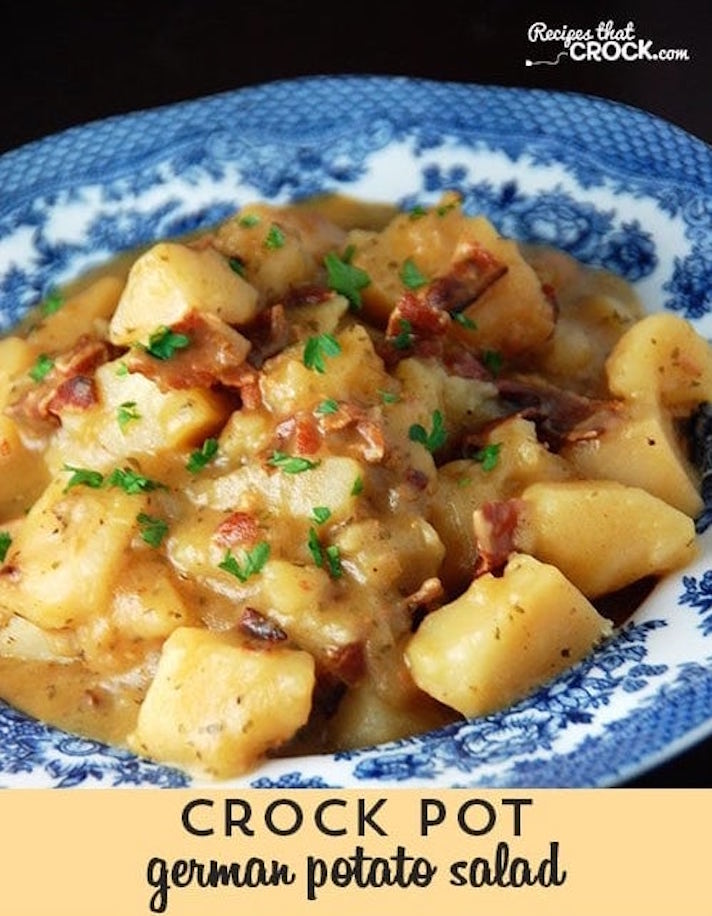 STYLECASTER | 17 Healthy Slow-Cooker Recipes to Add to Your Summer Arsenal | German Potato Salad