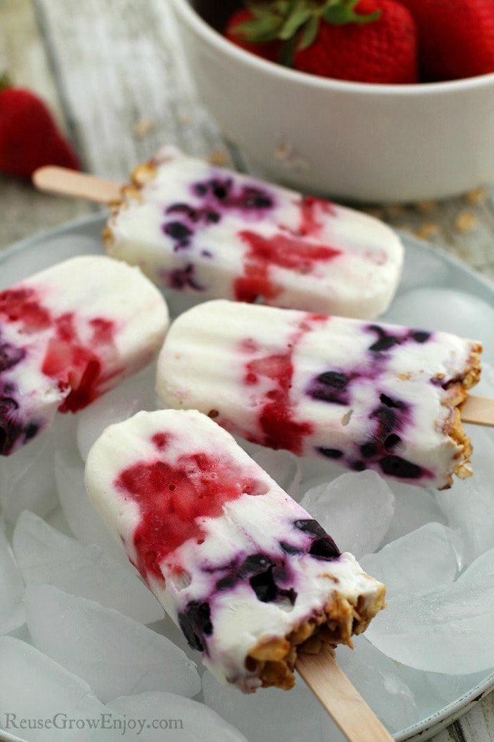 STYLECASTER | 17 Make-Ahead Freezer Breakfasts for Busy Mornings | Parfait Breakfast Popsicles