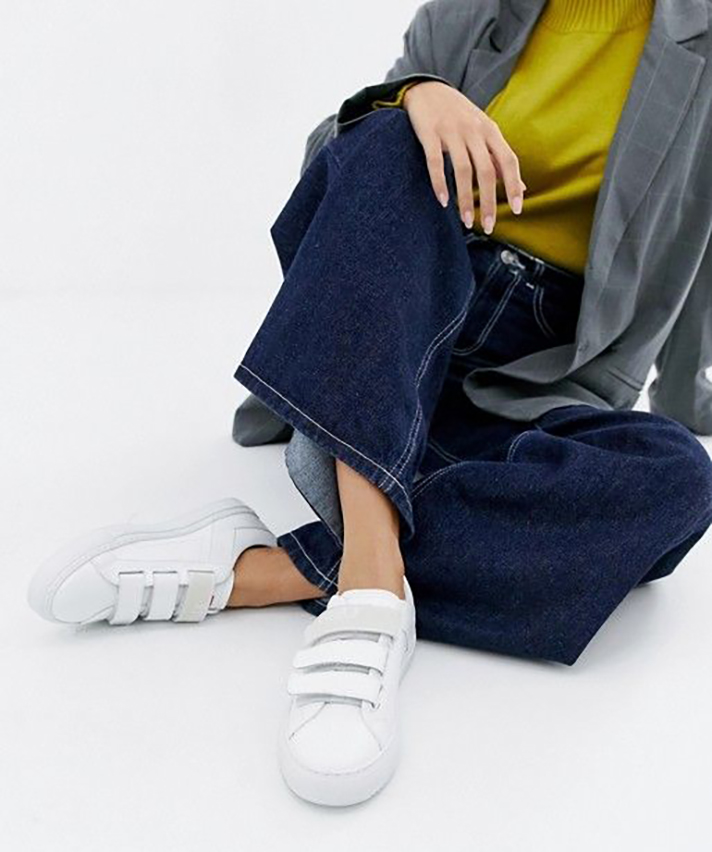 STYLECASTER | Dainty White Sneakers You Could Definitely Wear Under Your Bridal Gown