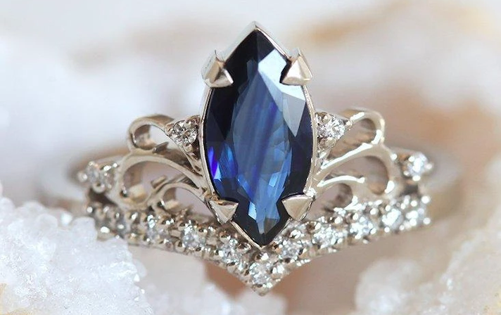 STYLECASTER | Sapphire Engagement Rings So Pretty You'll Forget Diamonds Exist