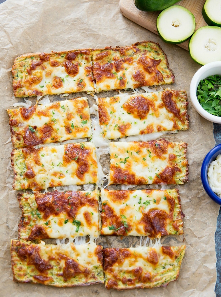 STYLECASTER | 17 Vegetable Recipes That Are Mostly Just Cheese | Zucchini Breadsticks