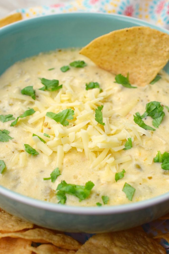 STYLECASTER | New Year's Eve Recipes You Can Make in a Slow-Cooker | Four-Cheese Queso Dip