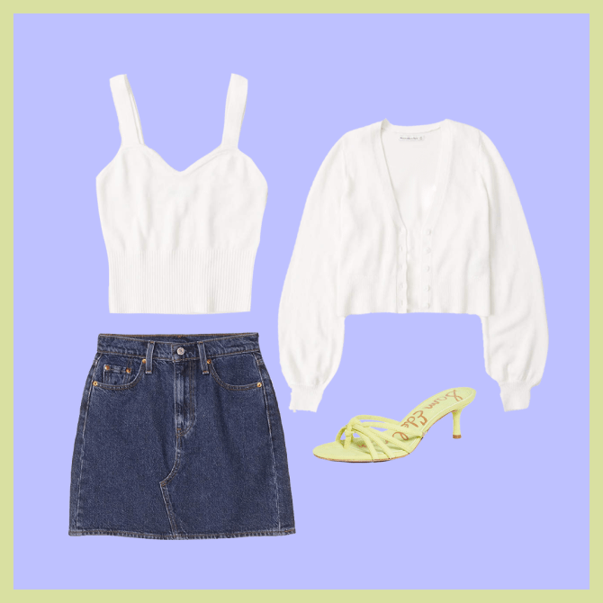 STYLECASTER | Summer Sweater Outfit Ideas