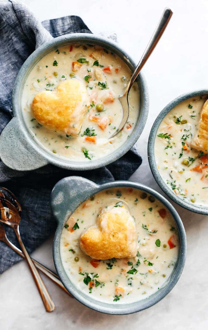 STYLECASTER | 17 Slow-Cooker Recipes That Are Perfect For Sick Days | Chicken Pot Pie