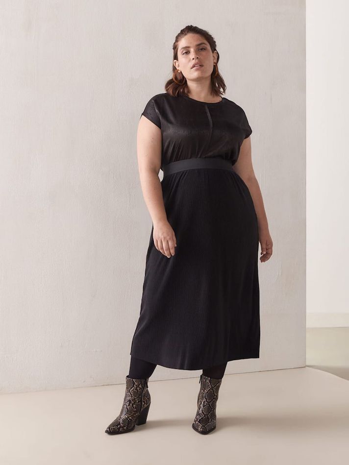 STYLECASTER | Long Pleated Skirts for Fall 2019