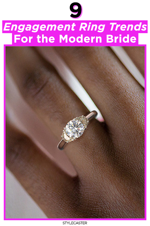 STYLECASTER | engagement ring trends | simple engagement rings | unique engagement rings | vintage engagement rings | halo engagement rings | oval engagement rings