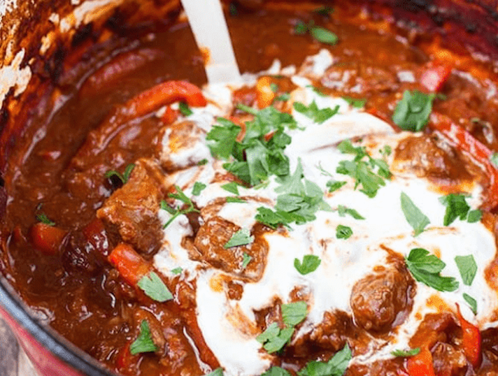 STYLECASTER | 17 Slow-Cooker Beef Recipes That Anyone Can Make | Hungarian Beef Goulash