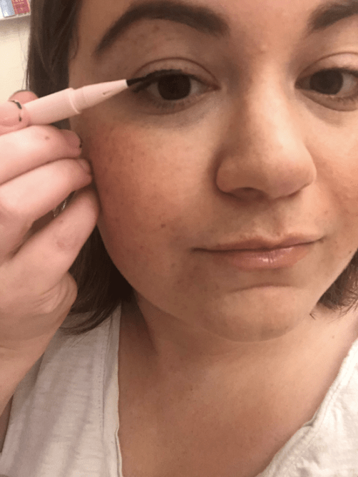glossier eyeliner test