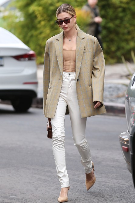 STYLECASTER | Hailey Bieber Street Style Blazers