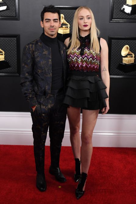 Joe Jonas & Sophie Turner Grammys 2020